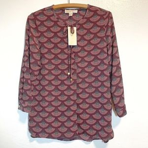 Michael Kors Chandelier Fall Winter Blouse Women’s Small NEW